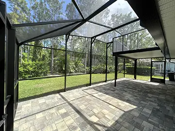 Dome screen enclosure in Bronze - Palm Coast